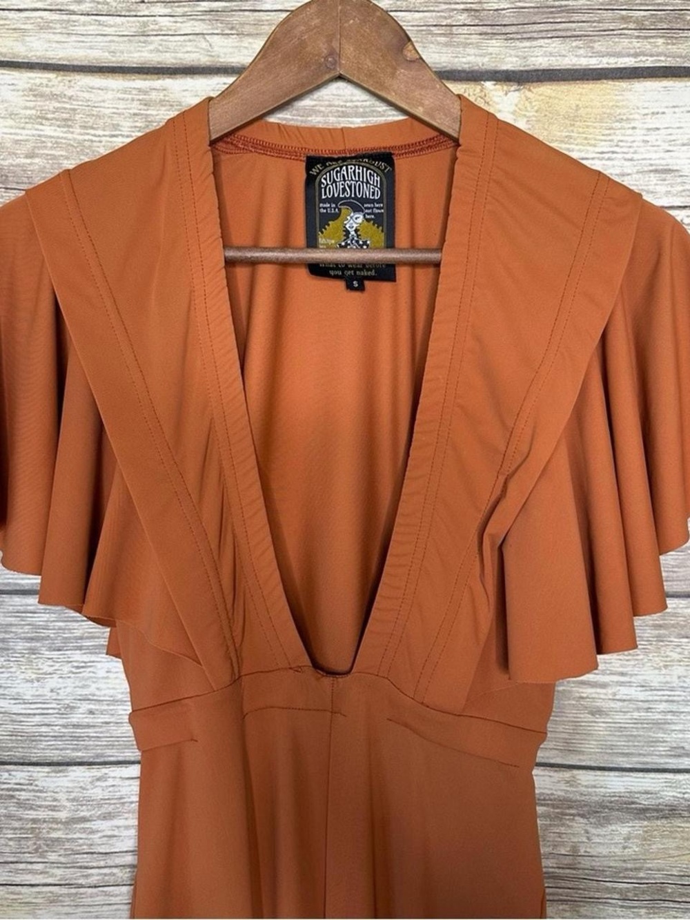 Sugarhigh Lovestoned Yoko Catsuit Jumpsuit Size S